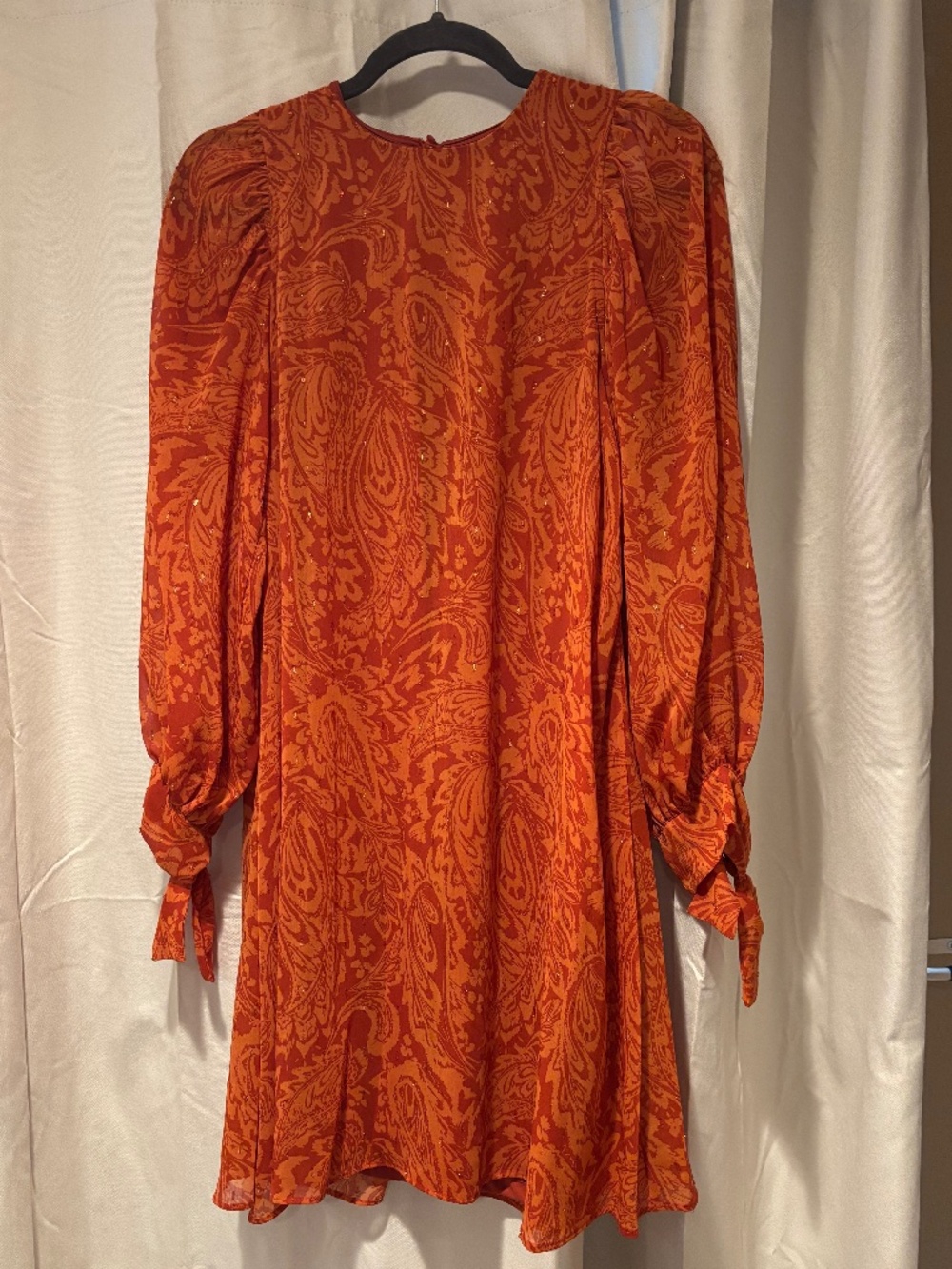 Burnt Orange Size 2 Calvin Klein Dress